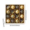 16 Pieces Christmas Ball Ornaments Hanging Crafts Charm Pendants Xmas Decorations for