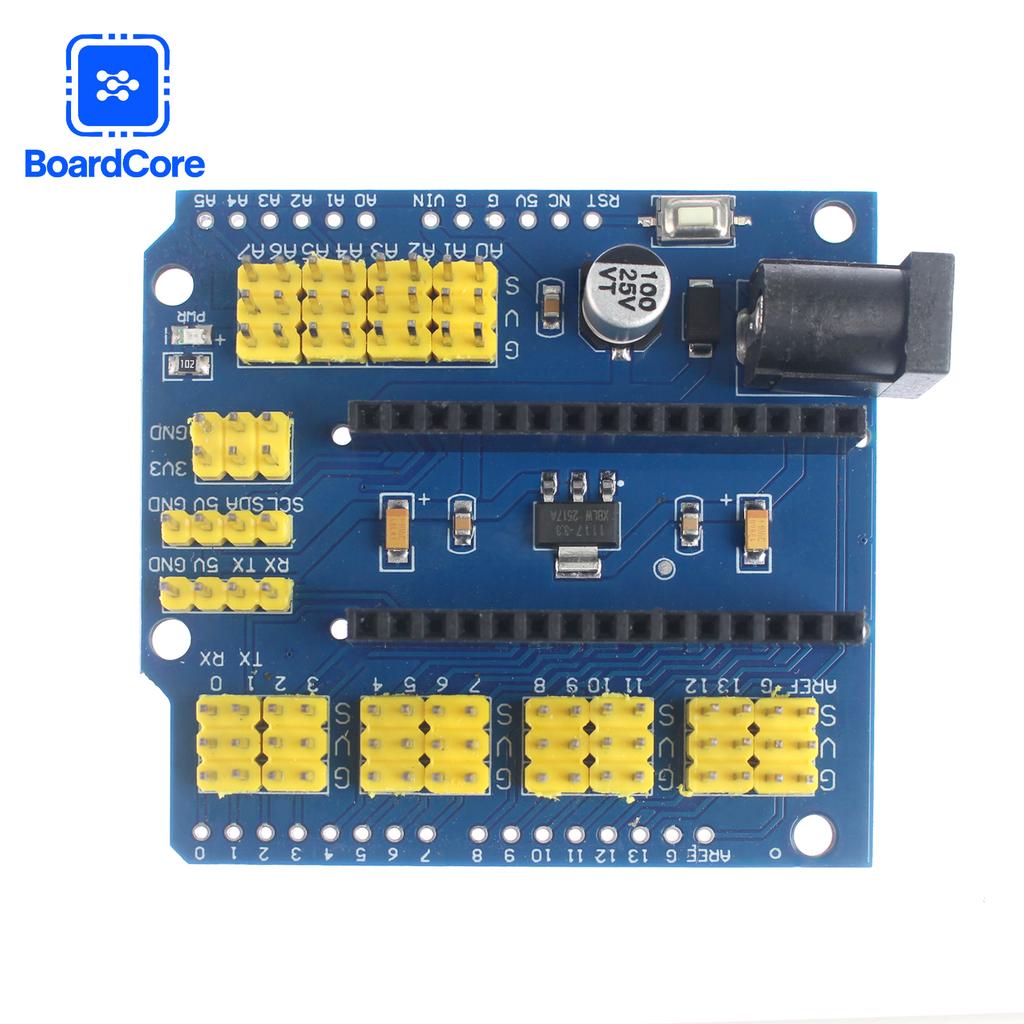 1/2pcs NANO V3.0 Expansion Board Adapter Prototype Shield and UNO Multi-purpose Expansion Boards for Arduino