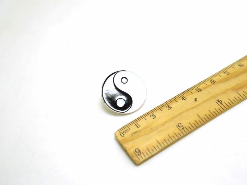 [F KNOTEN] Yin Yang, Universelle Natur, Tai Chi Diagramm Anstecknadel, Durchmesser: Ca.. 2,5 cm, Rund, Geheimnisvoll