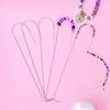 5pcs Waist Beads Needle Long Straight and Big Eye Beading Thread Needle for Bracelets Necklace Jewelry Making Supplies