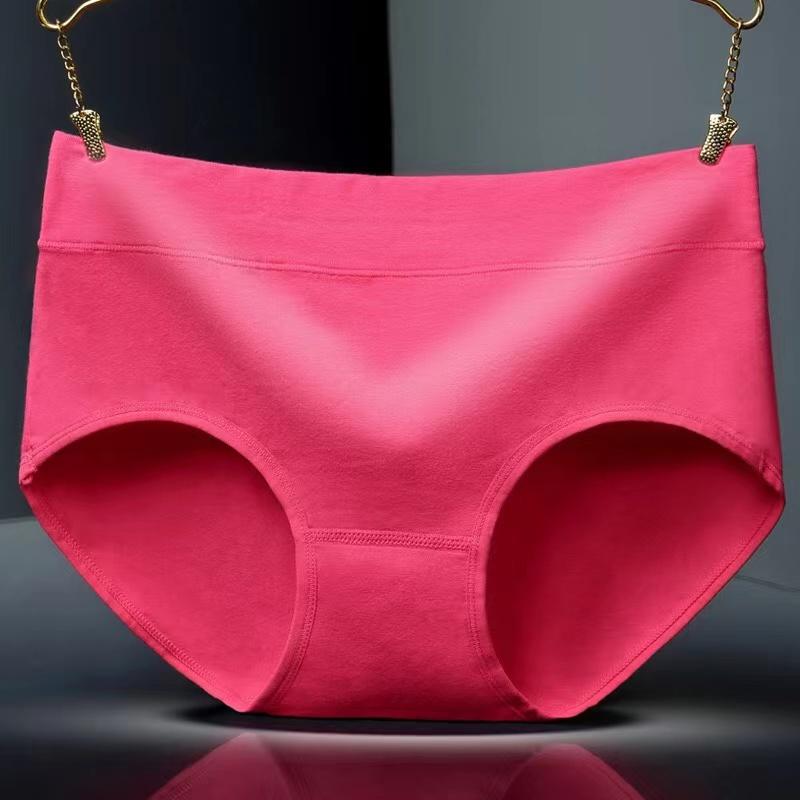 1pc/lot! Cotton Women Panties Middle Waist Comfortable Briefs