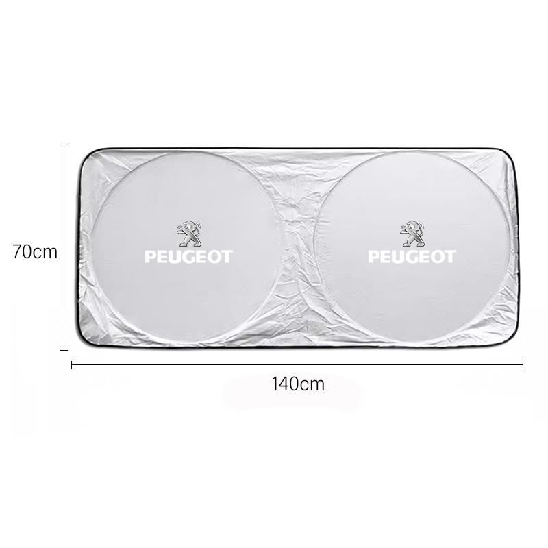 Car Front Windshield Sun Shade Visor UV Protection Shield For Peugeot 5008 508 408 4008 308 3008 208 2008 Landtrek Rifter e-Expe