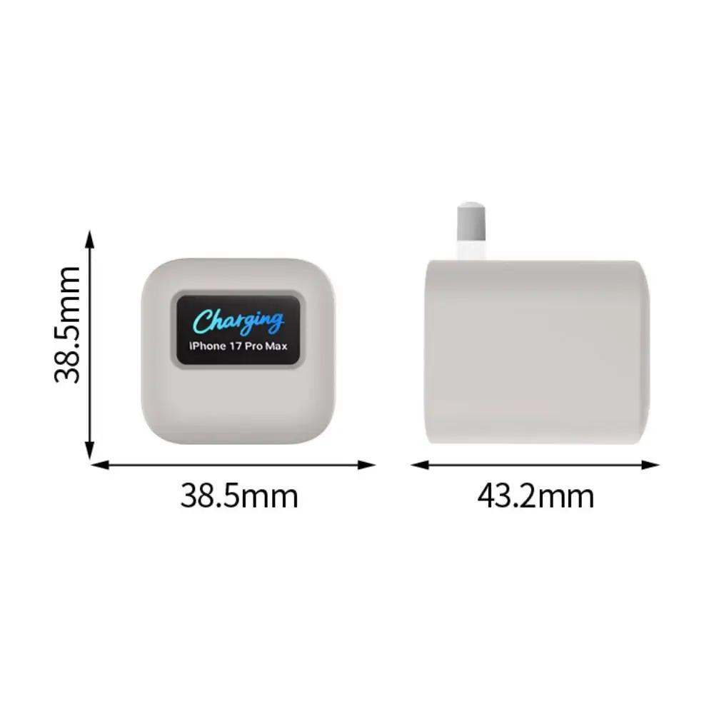 Shockproof Silicone Case Solid Color Dustproof Protective Case Soft Portable Carrying Case for Anker Nano SafeCharger 45W Max