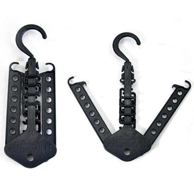 Color Multi-functional Retractable Folding Hanger Dry and Wet Travel Space Magic Hanger Portable Clothes Support