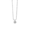 S925 Sterling Silver Moissanite Star Necklace - Luxurious, Niche Design with Shimmering Cauliflower Pattern