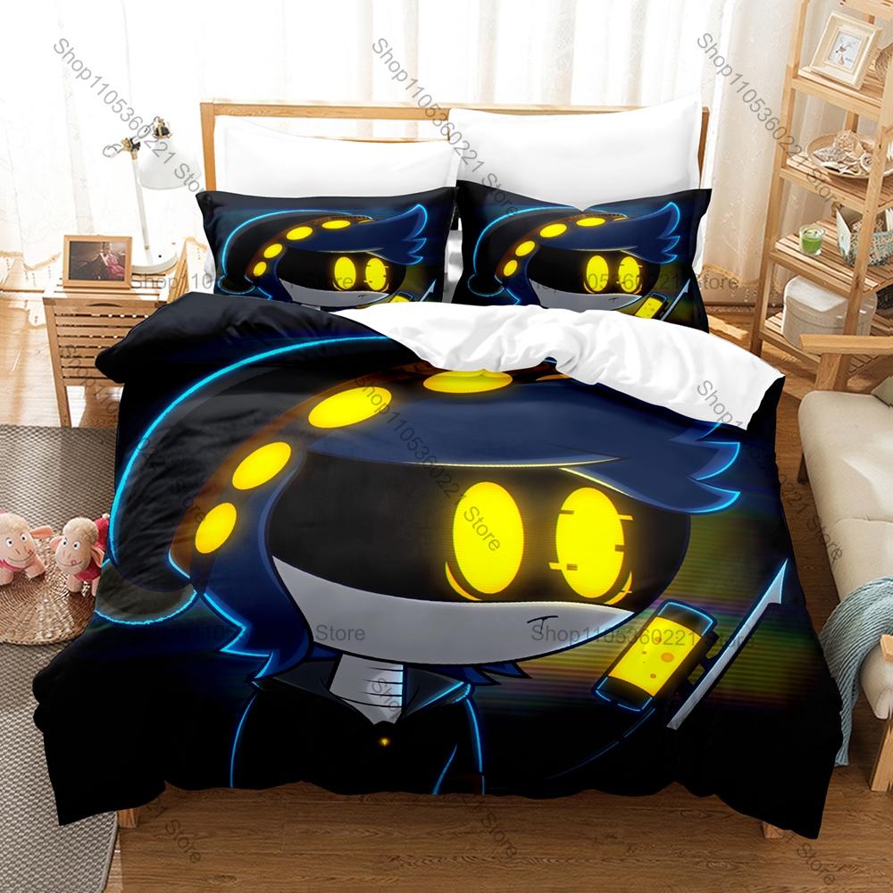 Cool Personality Murder Drones New Bedding Set Anime Robot Duvet Cover Pillowcase For Kids Adults Twin Full Queen King Size Bedr