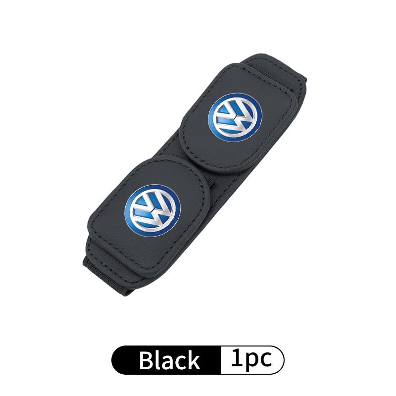 Velcro Strap Car Sun Visor Eyeglasses Storage Clip Accessories For Volkswagen VW Polo Jetta Sagitar Magotan Passat B5 B6 B7 CC XV9