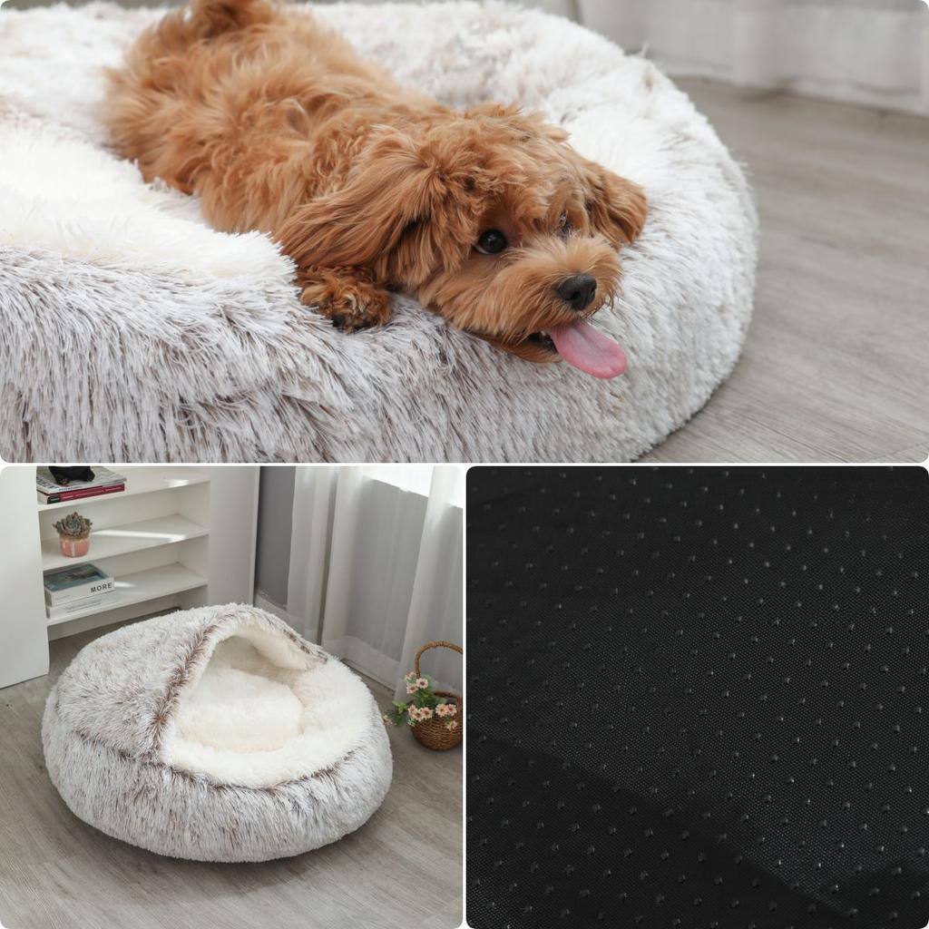 Cat Nest Semi-enclosed Winter Warm House Cat Villa Plush Cover Nest Four Seasons Dual-purpose Half-purpose Dog Nest