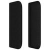 Tête de lit - Maison Exclusive - oreilles - noir - hauteur réglable 183 x 16 x 78/88 cm