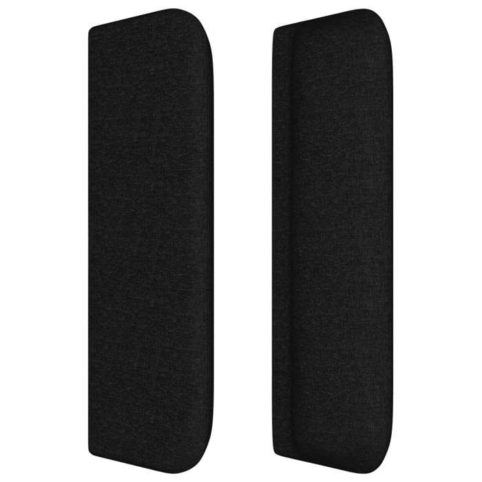 Tête de lit - Maison Exclusive - oreilles - noir - hauteur réglable 183 x 16 x 78/88 cm