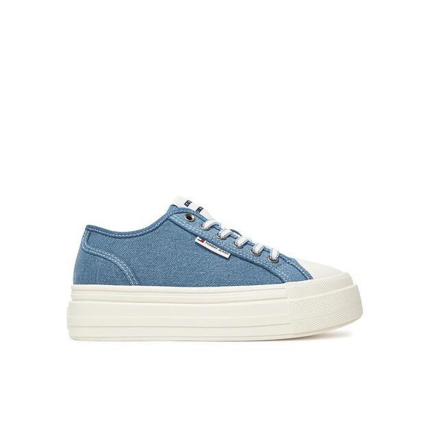 Tommy Jeans кроссовки Tjw Foxing Flatform Lc EN0EN02736 синий