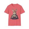 Bunny Tea Time Shirt Rabbit Lover Gift Funny Animal Tee Unisex Softstyle T-Shirt