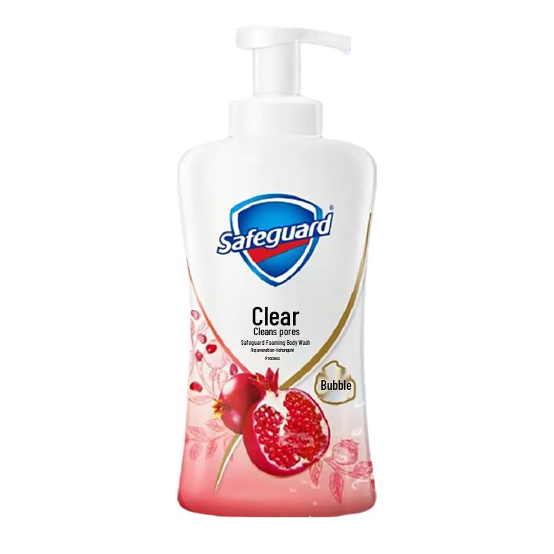 Safeguard Renewing Pomegranate Foaming Body Wash
