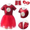 Bsrlons Halloween Flash Girl Children's Role-playing Costume Cosplay Stage Performance Dress