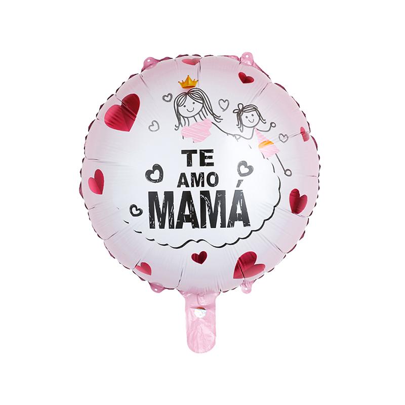 

День матери Декоративные шары Алюминиевая фольга Круглые и в форме сердца Шары Разноцветные Дополнительно