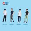 Xtep Unisex Kids' Soft-Feel Print Woven Athletic Pants
