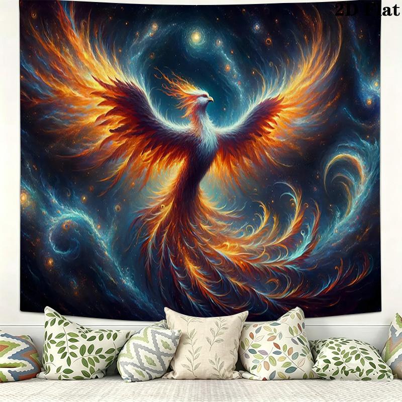 Cosmic Phoenix Pattern Home Decor Tapestry, Wall Hanging, Decorative RV Wall Cloth.MGT0918555