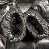 Used MONCLERDown Jacket Black Nylon Women