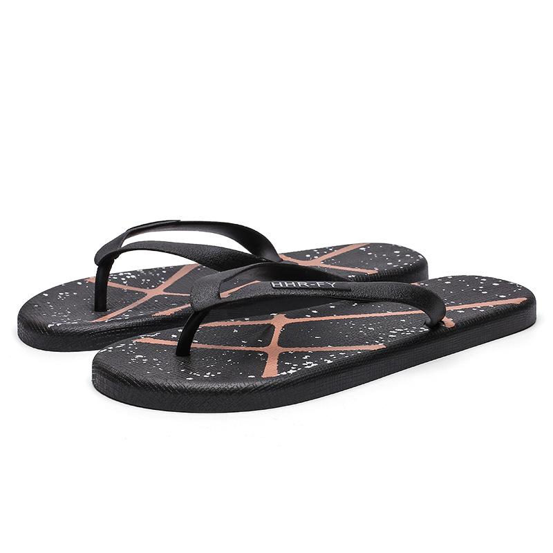 Zehentrenner Herren rutschfest Sommer Oberbekleidung Strand verschleißfest Mode personalisiert weiche Sohle Herren Outdoor Freizeit Klemmsandalen Tide