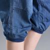 Jeans Tencel a Vita Elastica Pantaloni da Donna Larghi Taglia Grande Pantaloni Casual Corti da Donna Pantaloncini Estivi Sottili