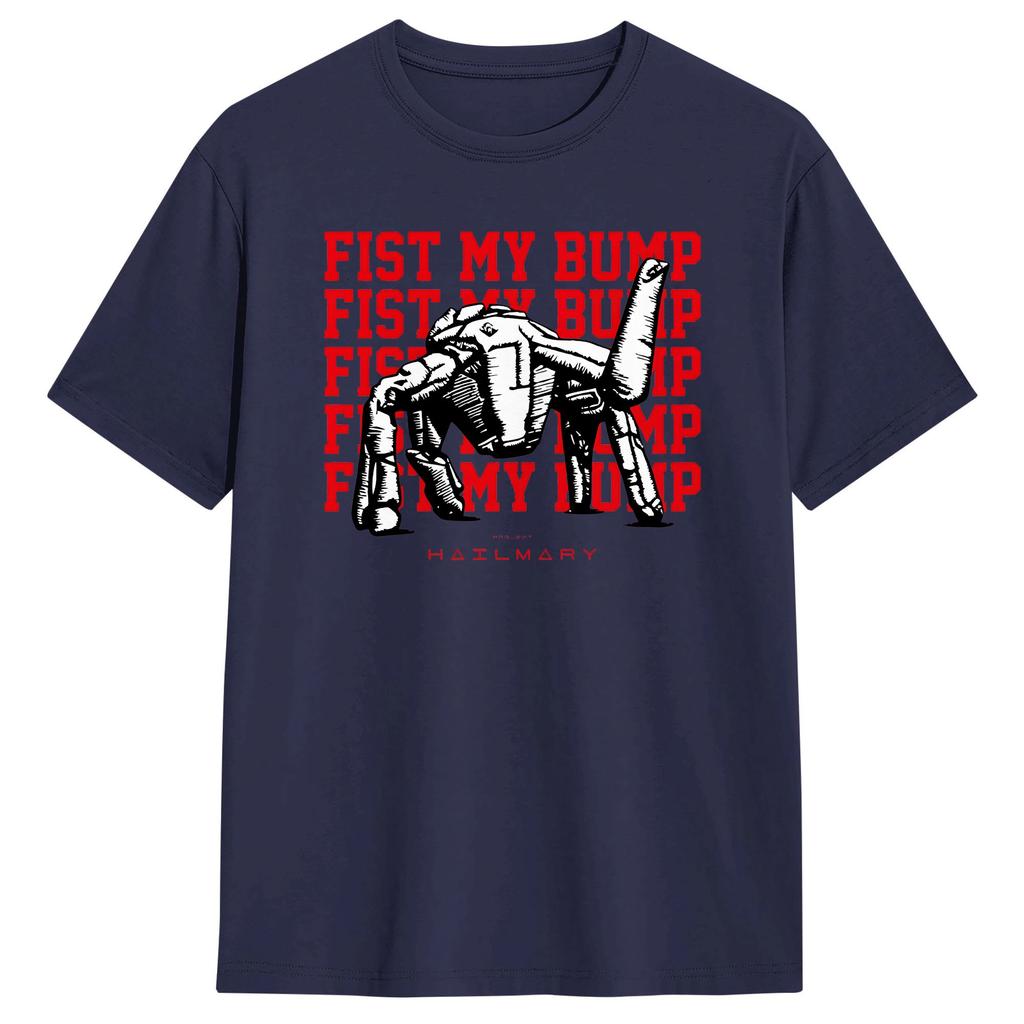 Project Hail Mary Movie Fist My Bump TShirt Unisexs Street Style T Shirts Summer O Neck Harajuku Tee Shirt Hot Sale Oversized Tops