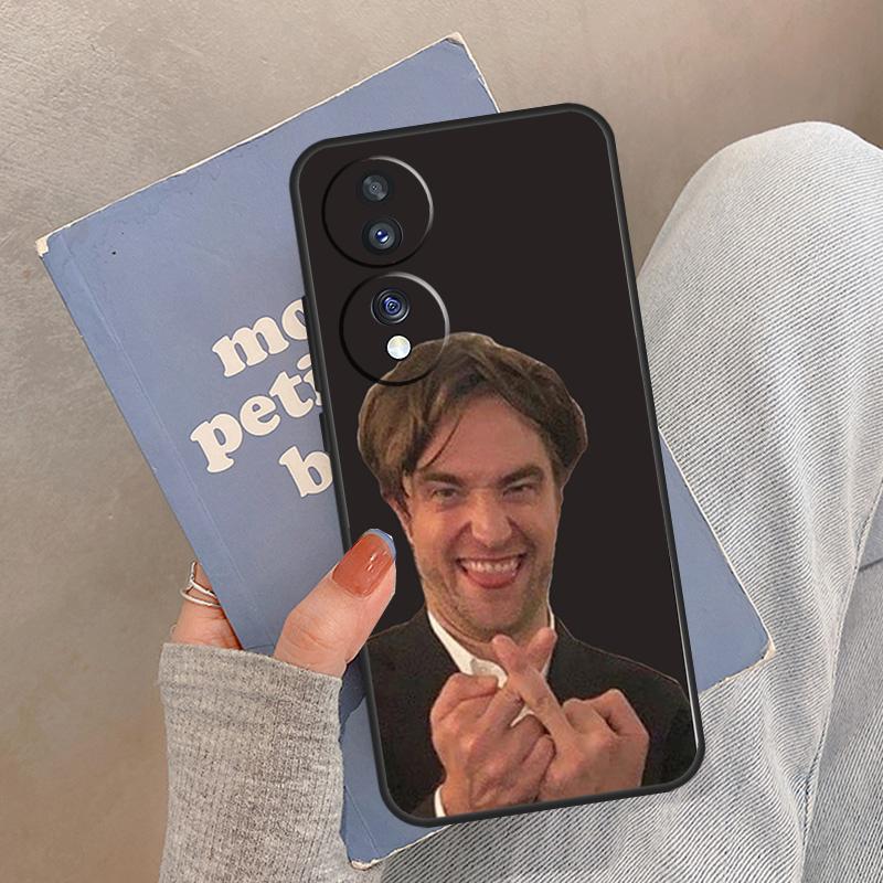 Robert Pattinson Standing Meme Case For Honor Magic 8 Pro 5 6 7 Lite Cover For Honor 200 400 90 70 50 X8a X8b X9a X9b X9c