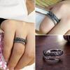 New Kismis 2 Styles Steel Octopus Ring Punk Catch Opener Jewelry Gift for Men Women