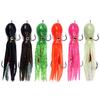 Fishing Lure 3D Eyes Far Throwing Distance Lightweight Sharp Portable Durable Squid Bait Angling Supplies