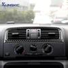 Für Skoda Fabia MK2 5j 2007 2008 2009 2010 2011 2012 2013 2014 Echte Weiche Kohlefaser Auto Mittelkonsole Lüftungsauslass Aufkleber