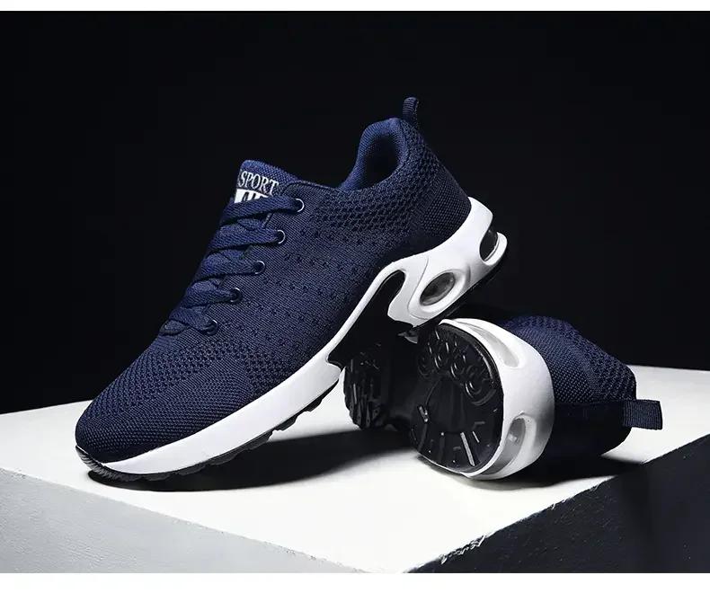 Men Shoes Casual Shoes Outdoor Lightweight Hiking Black Sports Mesh Enthusiasts Running Shoes Fashionable Breathable Chaussure
