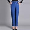 Pantaloni di Jeans da Donna a Vita Alta con Elastico Gamba Dritta Stretch Casual Mom Jeans