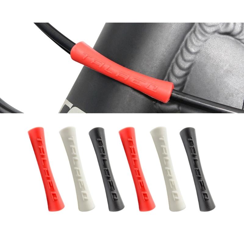 10Pcs Rubber Cord Saver Cable Wire Protector Flexible Bike Cable Housing Protections Charging Cable Saver Protectors Set