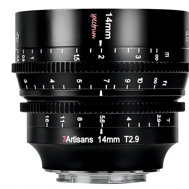 

7artisans 14mm T2.9 cine lens full frame (RF mount)