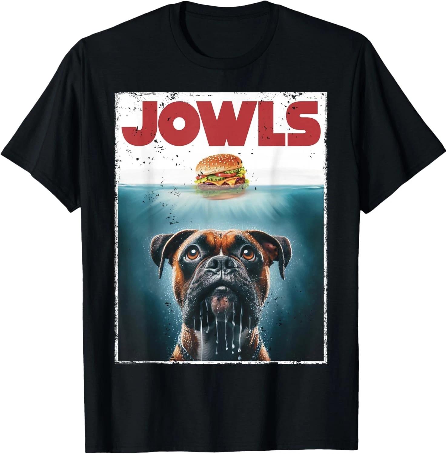 

Funny Drooling Boxer_ Jowls_ Fawn_ Dog Mom_ Dog Dad_ Burger Gift Unisex T-Shirt S