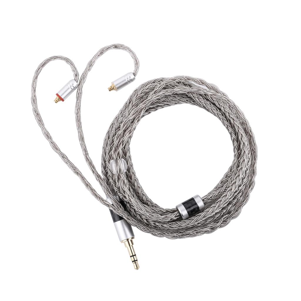 Linsoul TRIPOWIN Zonie 32AWG 16-core Silver-plated Cable for SPC Earphones, Versatile Options for an Upgraded Music Experience, 2-meter Length,