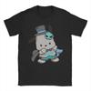 Hipster Cartoon Halloween Pochacco Dog T-Shirt Men Women Round Collar Cotton T Shirts Short Sleeve Tee Shirt Gift Idea Tops