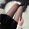 Summer Thin Polka Dot Sheer Pantyhose For Women High Waist Elastic Breathable Tights Lolita Style Pantyhose Reinforced Toe