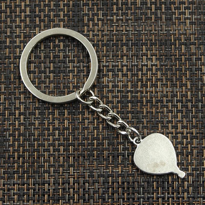 Mode 30mm Schlüsselanhänger Metall Schlüsselanhänger Schlüsselanhänger Schmuck Antik Bronze Silber Farbe plattiert Heißluftballon 24x16mm Anhänger