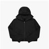 Entire Studio Es2106so  Full Zip Soot  Heavy Uniform Hoodie Zip Up