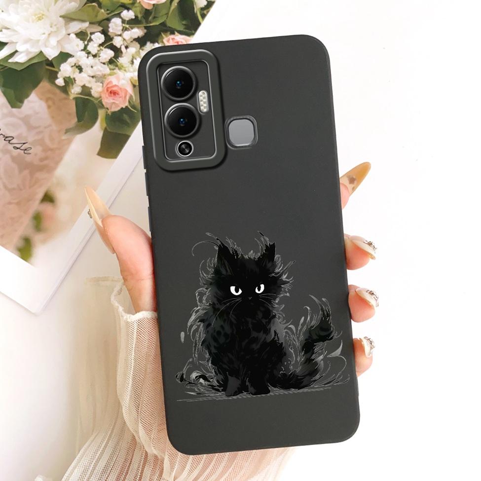 Casing For Infinix Hot 12 Play Cover Fashion Cartoon Cute Funny Painted Silicone Phone Case For Infinix X6816 X6816C