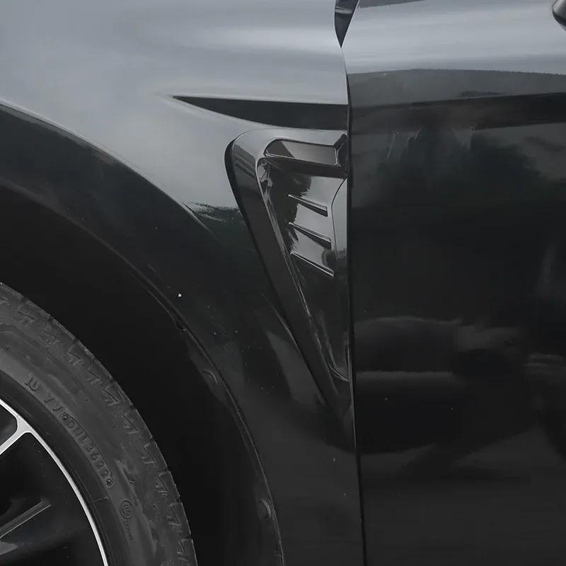 Car Shark 3D Gills Stickers Side Fender Vent Decoration Modification Hood Air Outlet Stickers For Geely Coolray Atlas Boyue NL3