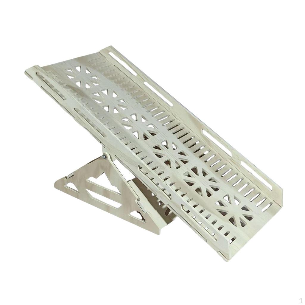 RC-Car-Brückenkletterszene, Requisite, Desktop-Hindernisrampe aus Holz für 1/24 Crawler