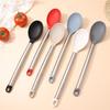Leak Proof Silicone Serving Spoon Feature Full Seal Design for Spill Proof Transfer of Soups Sauces and More In Kitchen