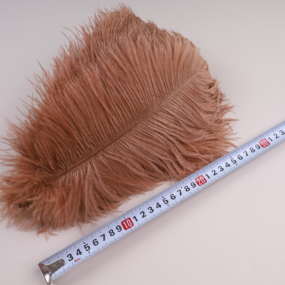 10Pcs 30-35cm Ostrich Feathers for Crafts Wedding Decoration 12-14" Handicraft Accessories Table Centerpieces Carnival Plumas