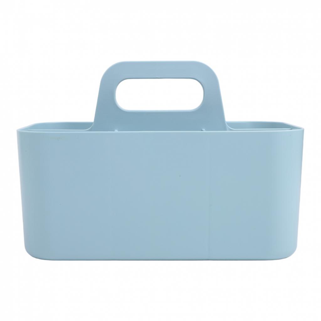 Portable Plastic Storage Box with Removable Divider for Home Organization