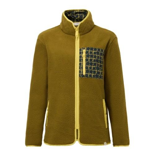 Regatta Women's Green Orla Kiely Ecclipse Borg Fleece Jacket - Fur - 14 Uk - Fur - 70% Polyester/30% Recycled Polyester - Image 4