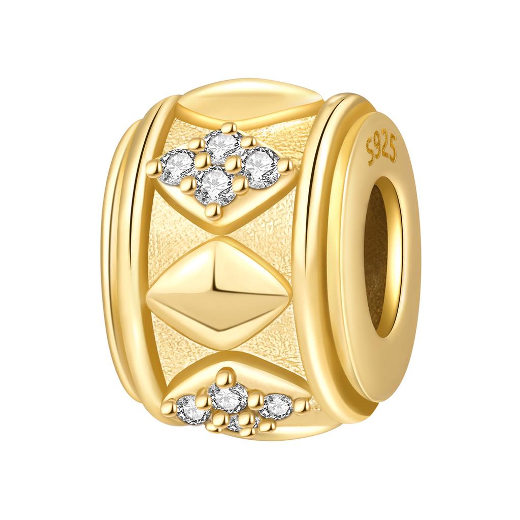 NEW 925 Silver Charm Beads Fit Original Bangle DIY Star Moon Sun Cross Heart Designs Perfect Party Gift