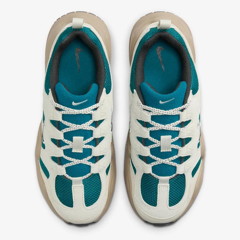 Nike Tech Hera Women's Sneakers Light Orewood Brown/Geode Teal, Chunky Retro Style, 25.0cm. Authentic Japan Edition. Model DR9761-110