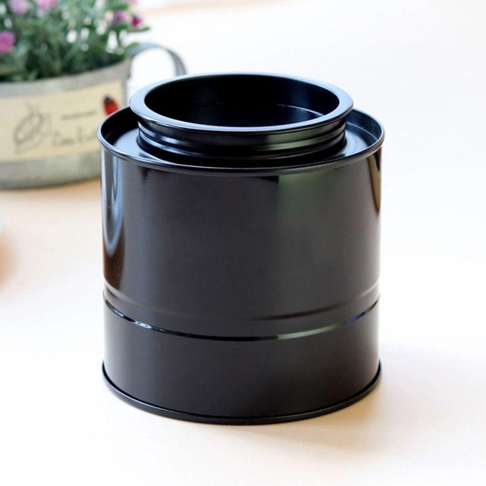 Airtight Container Tea Tin Vintage Style Biscuit Tin Box Canister Storage Jar  Tea Storage