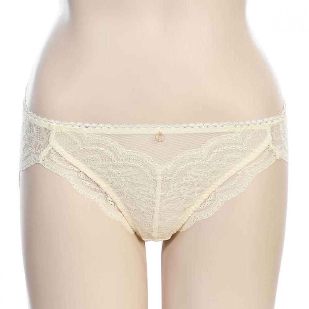 Barbara 2color Triangle Lace Panty Abp4443 gold brown/100